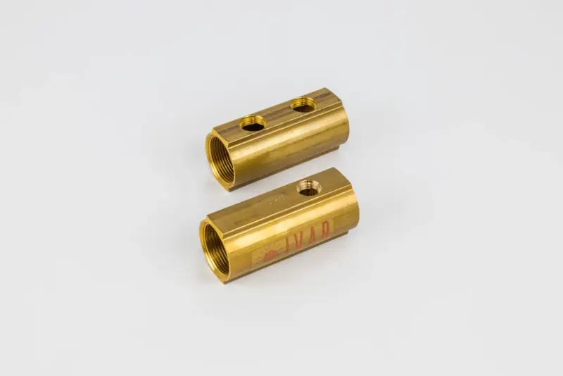 Begetube Verdeler voor CV messing Begetube 5/4" + 2 x 5/4" met ontluchting