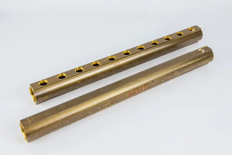 Begetube Verdeler voor CV messing Begetube 5/4" + 11 x 5/4" met ontluchting
