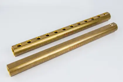 Begetube Verdeler voor CV messing Begetube 5/4" + 12 x 5/4" met ontluchting
