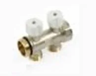 Begetube Verdeler voor CV messing Begetube 1" + 2 x 1" wit 225101002