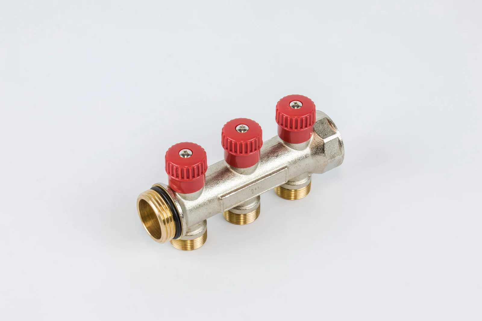 Begetube Verdeler voor CV messing Begetube 1" + 3 x 1" rood 225101103