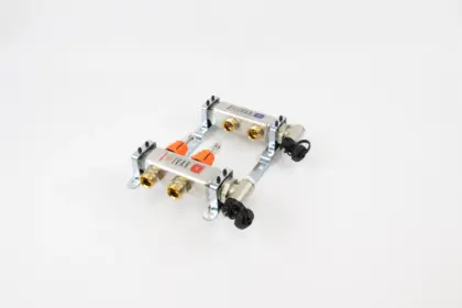 Begetube Collector voor vloerverwarming inox Begetube 1" + 2 x 3/4" met ontluchting