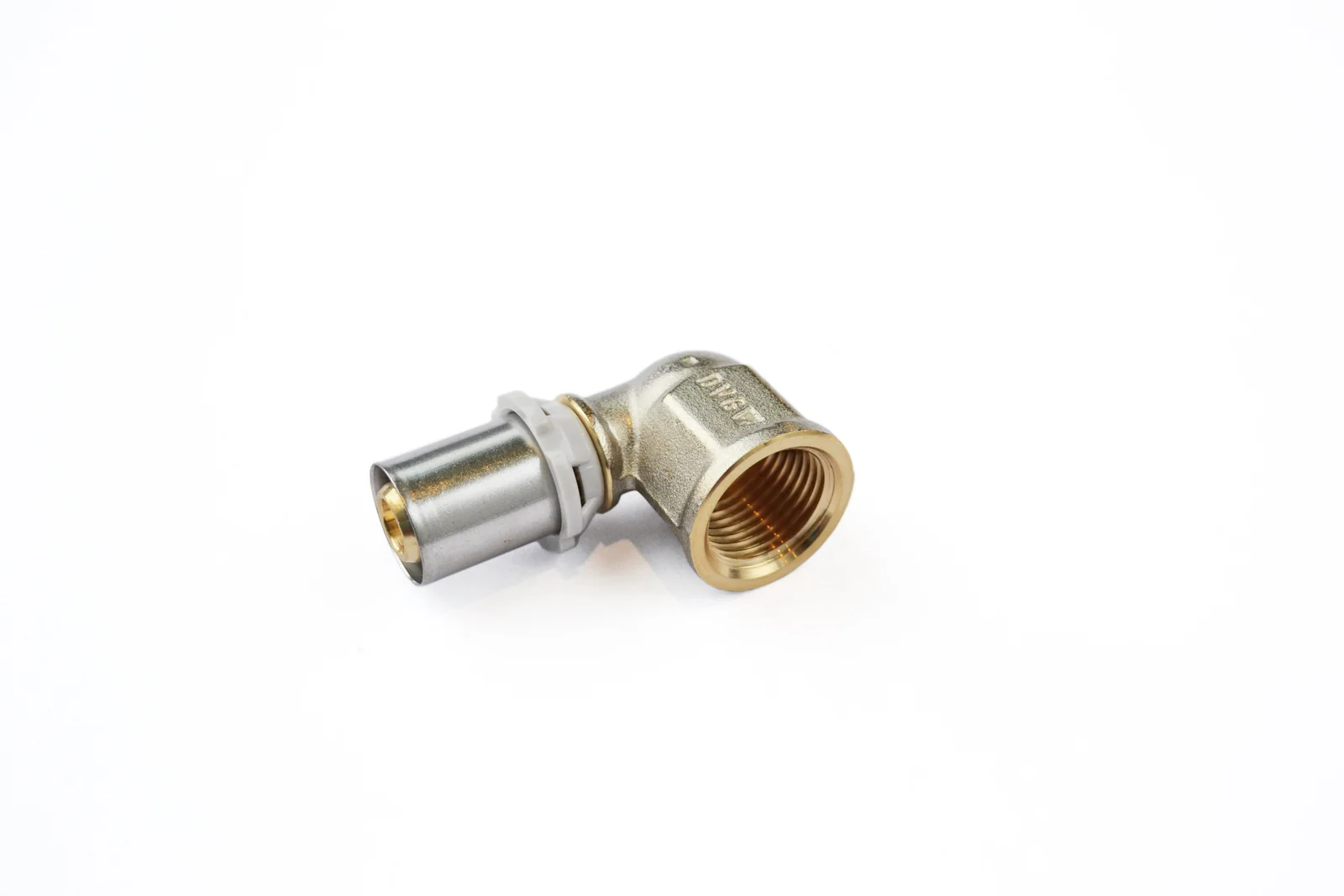 Begetube Persovergangsknie messing 20/2mm x 1/2" F 90° (drink)water Begetube Alpex 318012635
