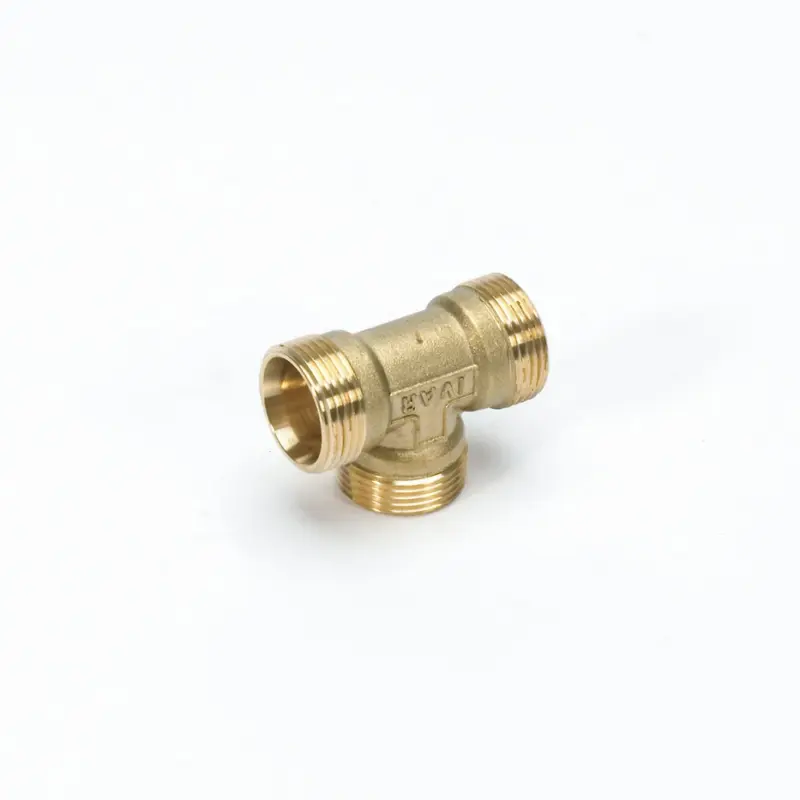 Begetube Draadverloop-T messing 3/4" ek x 1/2" x 3/4" ek MMM Begetube 320265555