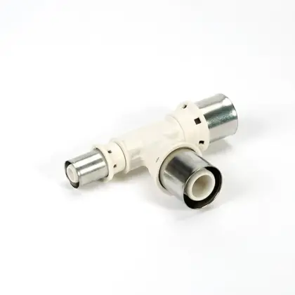 Begetube Persverloop-T kunststof 32/3x32/3x20/2mm FFF (drink)water Begetube Alpex PPSU 325663566