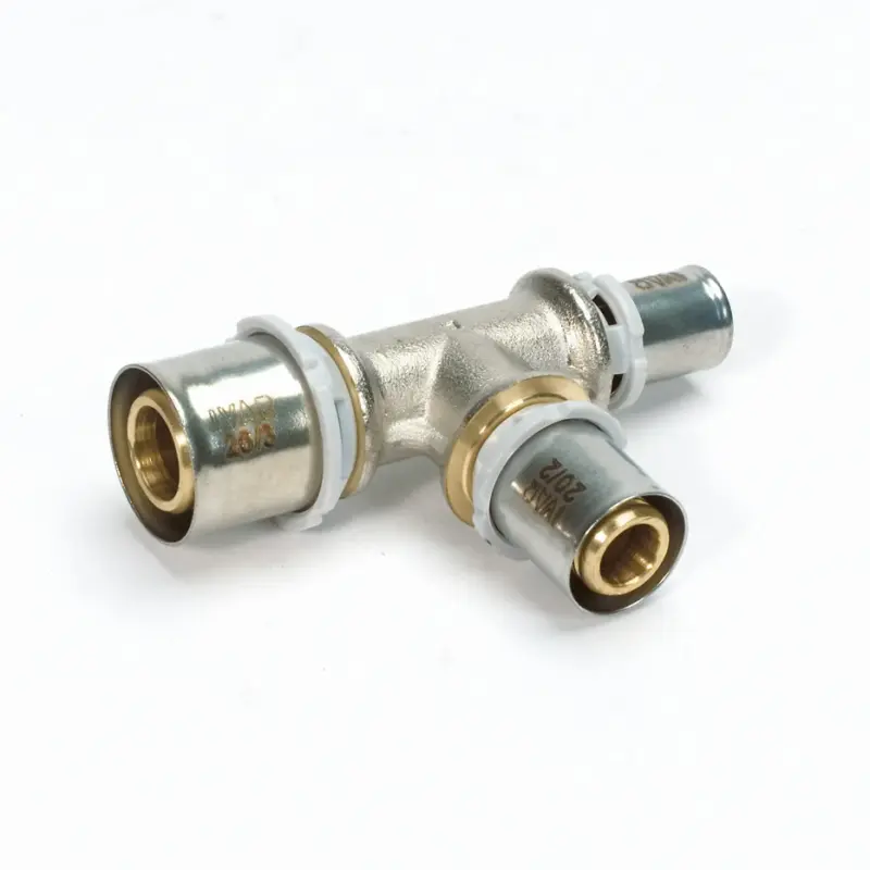 Begetube Persverloop-T messing 20/2x16/2x16/2mm FFF (drink)water Begetube Alpex 328181835