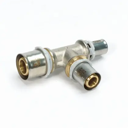 Begetube Persverloop-T messing 26/3x16/2x20/2mm FFF (drink)water Begetube Alpex 328183556