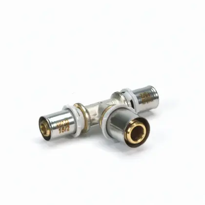 Begetube Persverloop-T messing 20/2x26/3x20/2mm FFF (drink)water Begetube Alpex 328563535