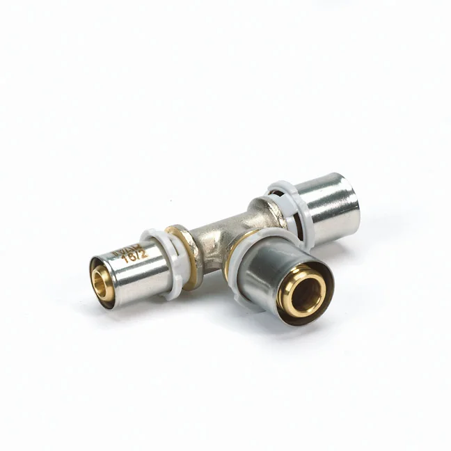 Begetube Persverloop-T messing 26/3x26/3x20/2mm FFF (drink)water Begetube Alpex 328563556