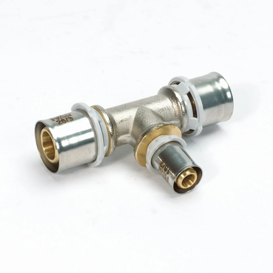 Begetube Persverloop-T messing 40/3.5x32/3x40/3.5mm FFF (drink)water Begetube Alpex 328667777