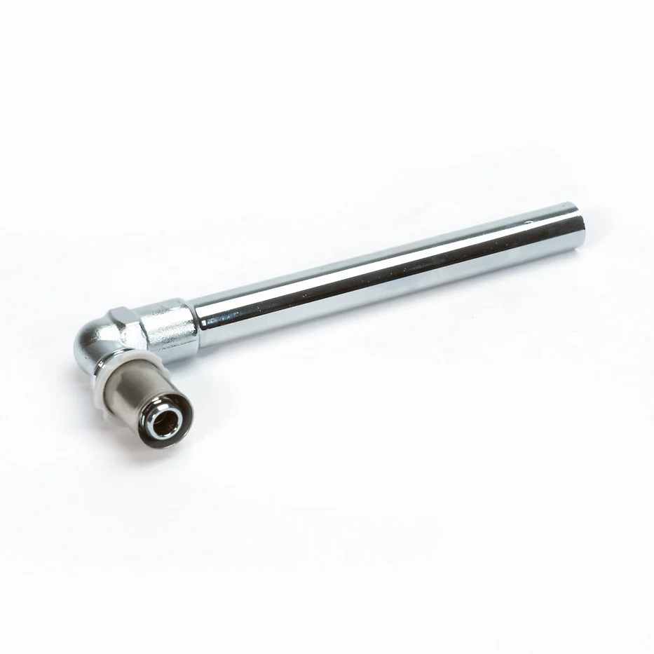 Begetube Persovergangsknie messing L=170mm 16/2mm x 15mm koperen buis 90° (drink)water Begetube Alpex 418011812