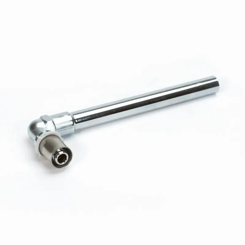 Begetube Persovergangsknie messing L=330mm 16/2mm x 15mm koperen buis 90° (drink)water Begetube Alpex 418021812
