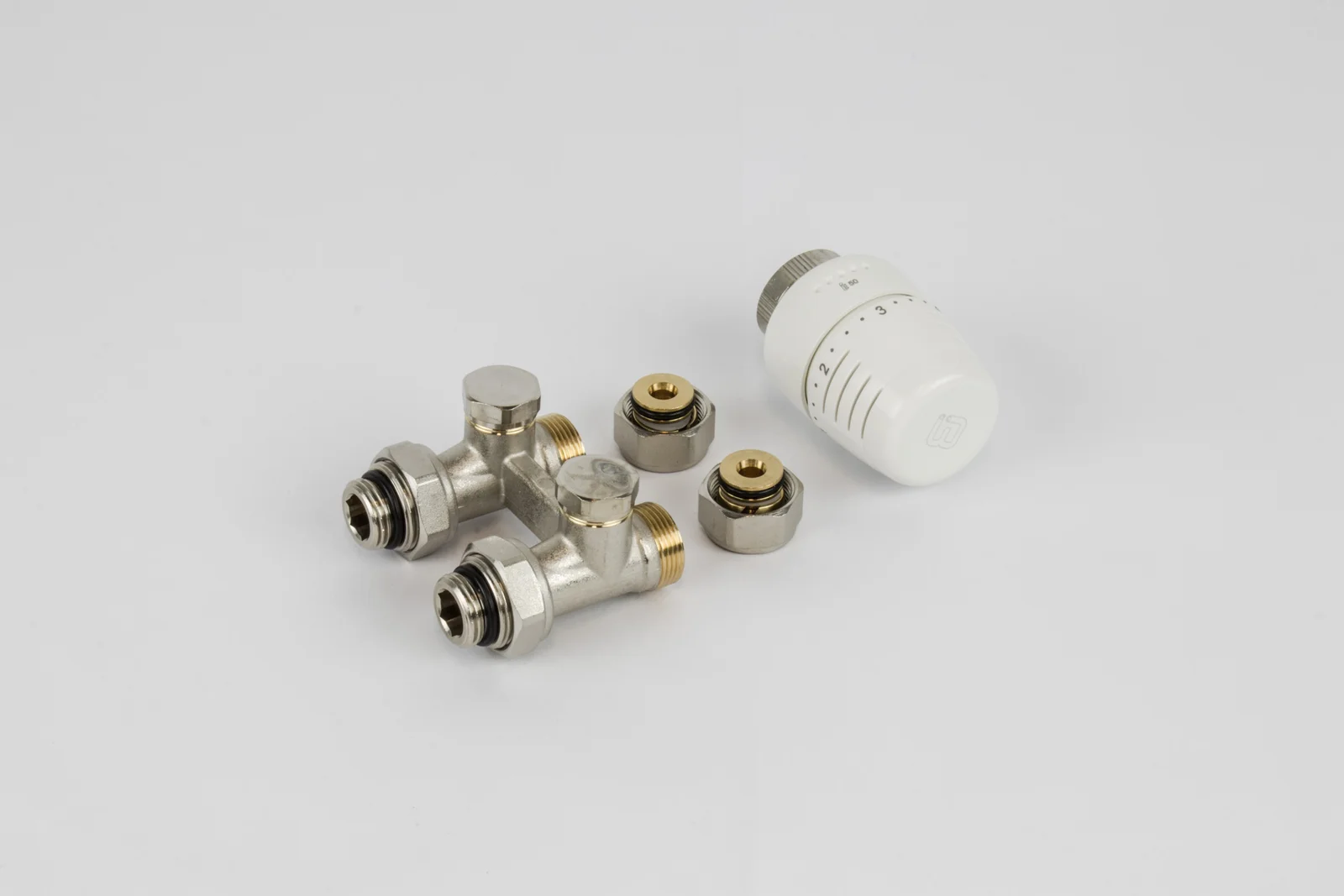 Begetube Radiatorset met H-stuk vloeraansl. 1/2 - M24x16/2 begetube 506293