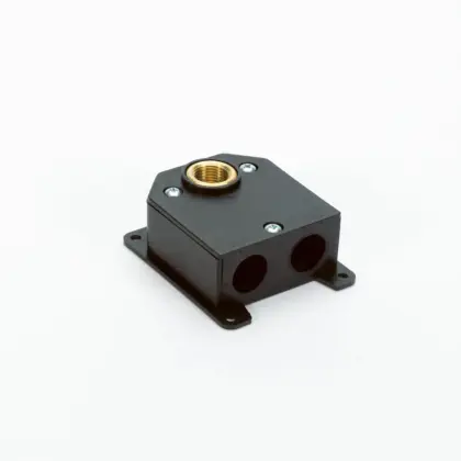 Begetube Dubbele inbouwdoos zwart 1/2 x m24xm24 begetube 630263052