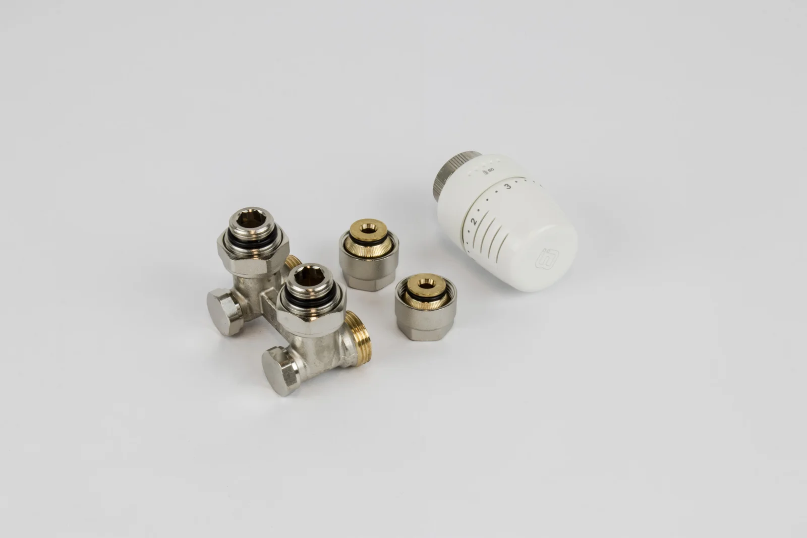 Begetube Radiatorset met H-stuk muuraansl. 1/2 - M24x16/2 begetube 705506096