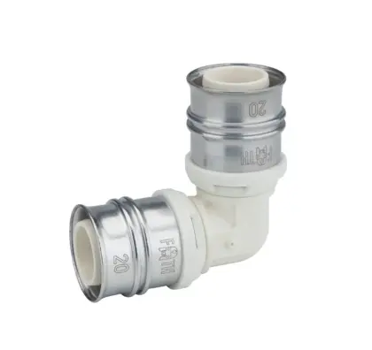 Begetube Persknie kunststof 32/3mm FF 90° (drink)water Begetube DUO XS PPSU 82832202