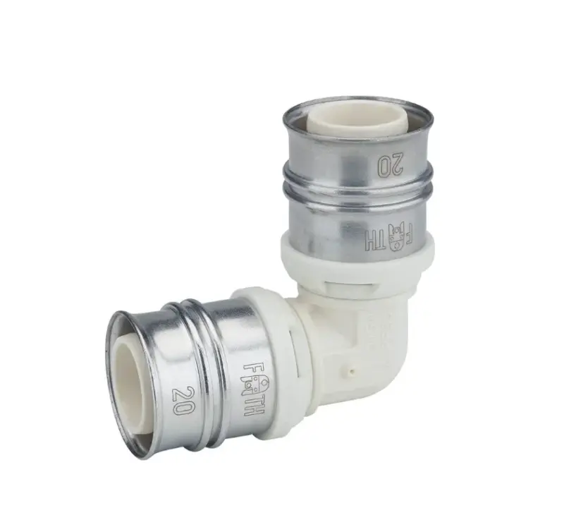 Begetube Persknie kunststof 32/3mm FF 90° (drink)water Begetube DUO XS PPSU 82832202