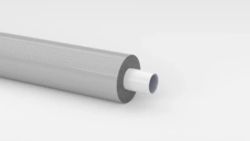 Begetube Geïsoleerde meerlagenbuis 13 mm Begetube Alpex duo XS 26x3mm grijs flexibel 25m 83726117