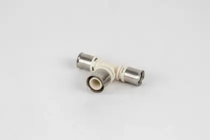 Begetube Persverloop-T kunststof 16/2x20/2x16/2mm FFF (drink)water Begetube Alpex PPSU 88616350