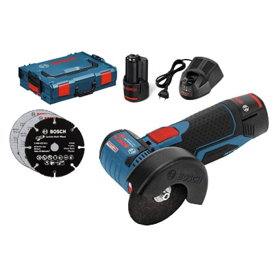 Bosch Professional Accu haakse slijper GWS 12V-76 2x 3