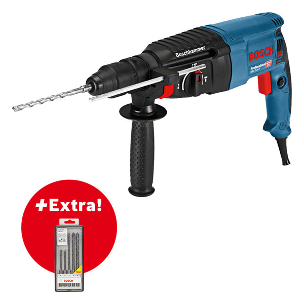Bosch Professional Boorhamer GBH 2-26 F + 5 SDS-plus 5 06112A4001