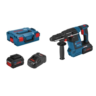 Bosch Professional Boorhamer GBH 18V-26 F SDS-Plus + 2x ProCORE18V 8