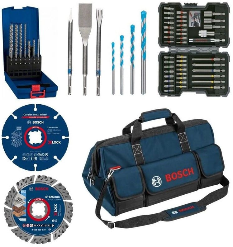 Bosch Professional TOOLBAG + UNIVERSELE CONTRUCTIESET 061599760Y