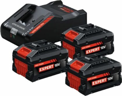 Bosch Professional Accu Starterset EXBA18V (3x EXBA 18V-80 + EXAL 18V-160) 0615V0005R