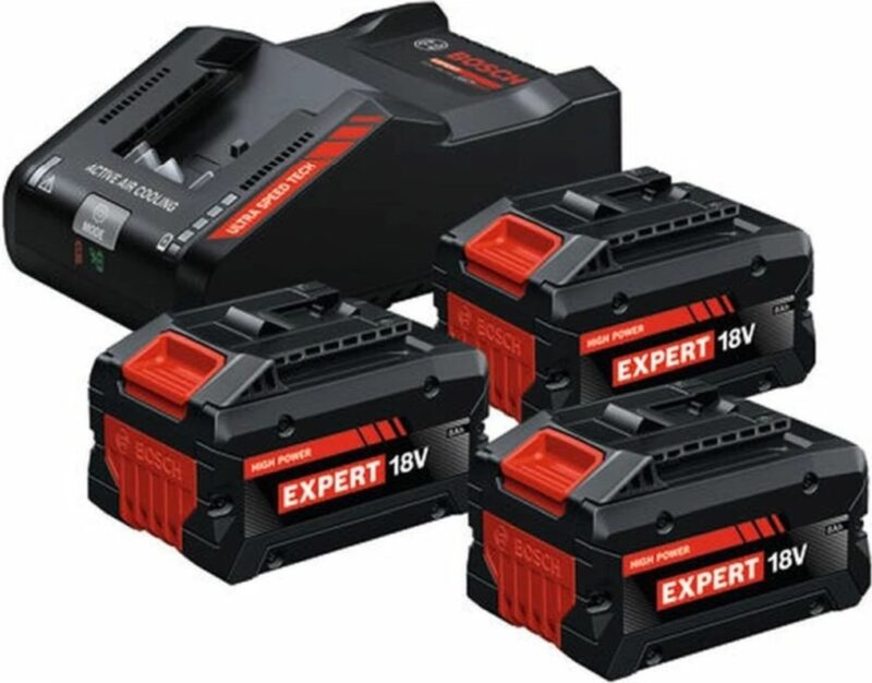 Bosch Professional Accu Starterset EXBA18V (3x EXBA 18V-80 + EXAL 18V-160) 0615V0005R