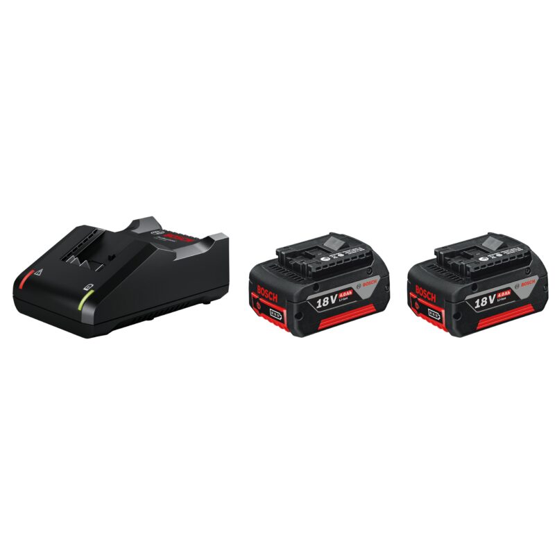 Bosch Professional Accu Click & Go 18 V Starterset (2x 4