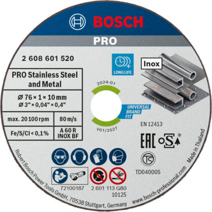 Bosch Professional Doorslijpschijf Expert for Inox Ø 76mm