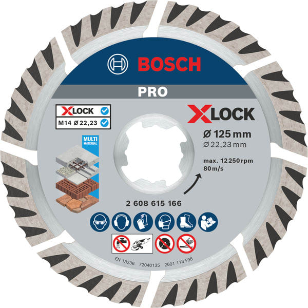Bosch Professional Diamantdoorslijpschijf X-LOCK Standard for Universal