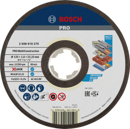 Bosch Professional X-LOCK Slijpschijf Multi Construction 125x1