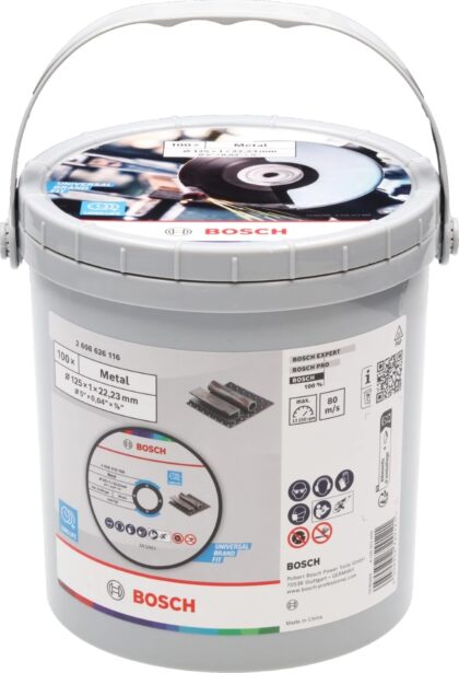 Bosch Professional 100 SLIJPSCHIJVEN METAL 1 MM IN EMMER 2608626116
