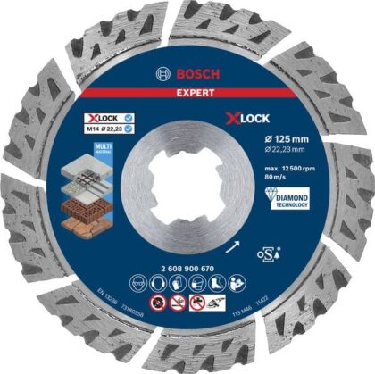 Bosch Professional X-LOCK Diamantschijf Multi Material 125 2608900670
