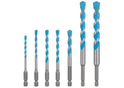 Bosch Professional EXPERT 7-delige set universeelboor HEX-9 MultiConstruction 4/5/6/8/10/12 2608902370