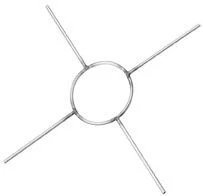 Burgerhout Afstandhouder rookgasbuis Burgerhout BM-flex Ø80mm 452 40.045.20.82