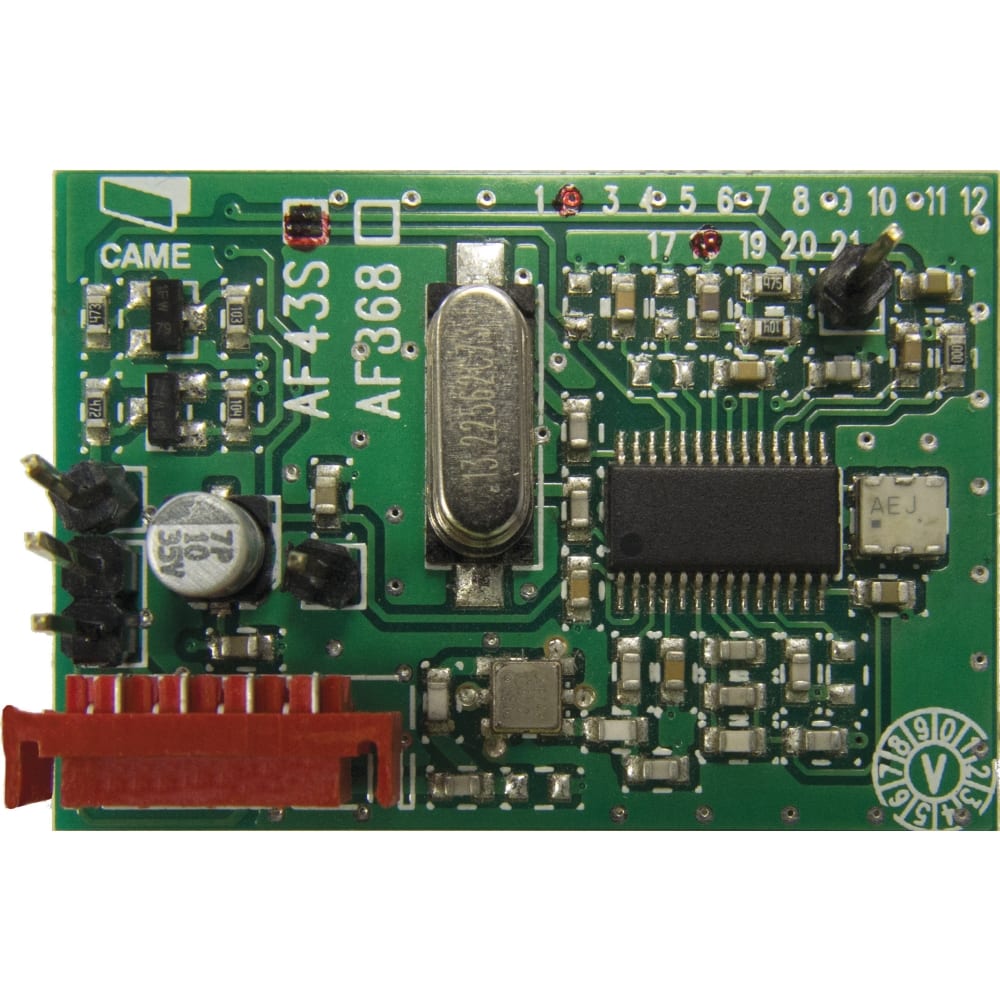 CAME TOP - RADIOFREQUENTIE-INSTEEKKAART OP 433