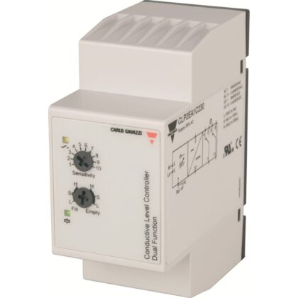 CARLO GAVAZZI CG NIVEAU BEW.RELAIS 230 VAC INSTELB 2 INGANGEN VULLEN/LEGEN 11-PINS CLP2EA1C230