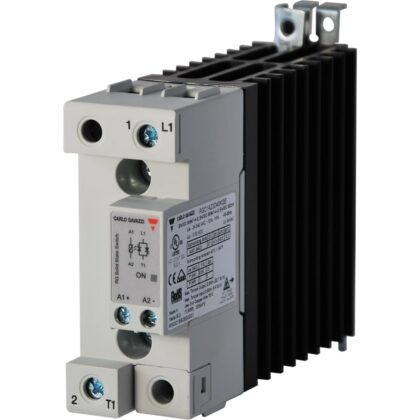 CARLO GAVAZZI CG SOLID STATE RELAIS 1-FASE ZS 230VAC 40AAC INP 3-32VDC E-SCHROEF RGC1A23D40KGE
