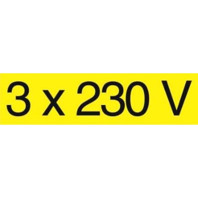 CATU Zelfklevende rechthoek 3 x 230V AT3X230V
