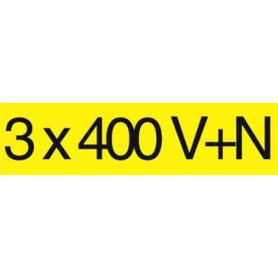 CATU Zelfklevende rechthoek 3 x 400V+N AT3X400V+N