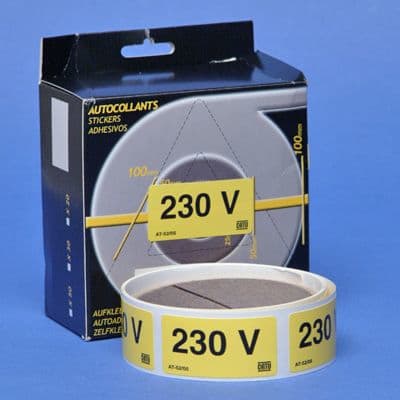 CATU Zelfklevende rechthoek 230V - lengte 50mm AT5205