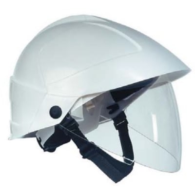 CATU Witte helm met gelaatsscherm - volgens norm EN 397 / EN 166 MO185BL