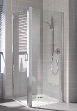 Kermi Cada XS TWD zijwand 800 x 2000 mm - verstelbaarheid 760-810 mm - veiligheidsglas ESG helder Clean - profiel : hoogglans zilvergrijs CCTWD08020VPK