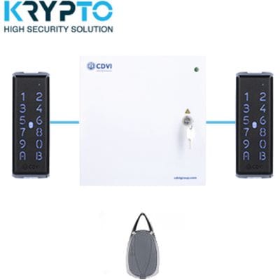 CDVI Atrium Kryptokit bevat: A22K + 2x K4 Lezer + 10x MetalD badge E0304000062