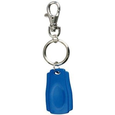 CDVI Proximity tag 125 khz polycarbonaat blauw + sleutelhanger F0104000025