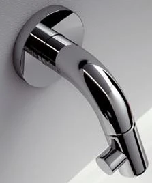Clou Kaldur koudwaterkraan wandmodel - uitloop 74 mm - chroom CL/06.05.001.29