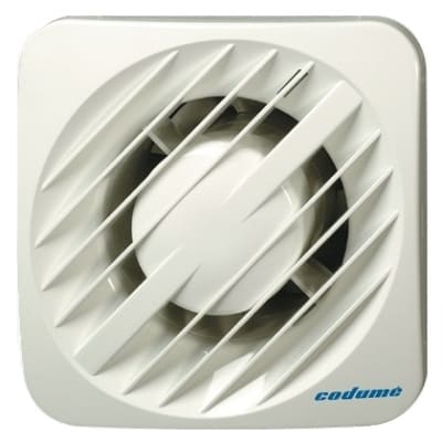 CODUME Ventilator badkamer/WC/douche + trekkoordschakelaar - 90m³/u - standaard AXN100B