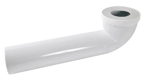 Nicoll CTW toiletaansluitbocht 90° FM 107 x 90 mm - lang model 400 mm CTW4440